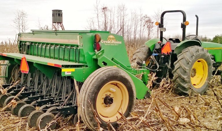 Planting Corn With a Grain Drill