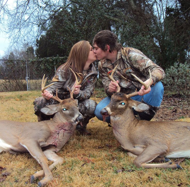 Cute Country Couples Deer Hunting