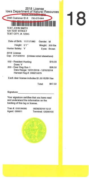 Iowa Deer Hunting License