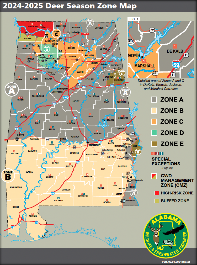 Alabama Deer Season 2024-2025 Start Date